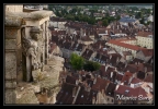 Dole  vue du haut de la collégiale