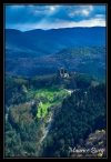 Le château de Fleckenstein (vue depuis le Lowenstein)