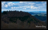 Le Château de Wegelnburg (Allemagne, depuis le Hohenbourg)