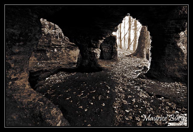 La grotte de l'Ermitage. 
