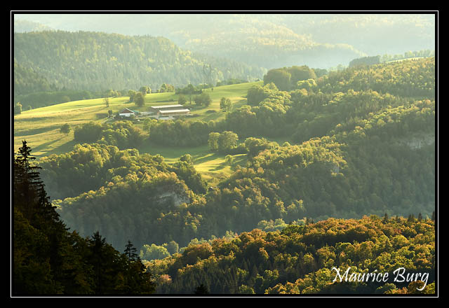 Depuis le belvédère de la roche fendue