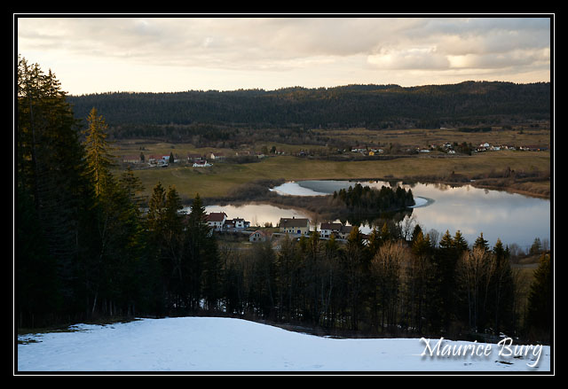 Lac de l’Abbaye depuis le belvédère du Moulin