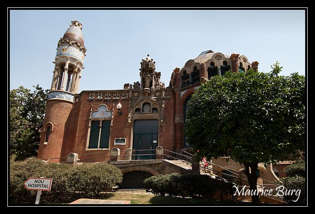 Barcelone, Hospital de la Santa Creu i Sant Pau.
