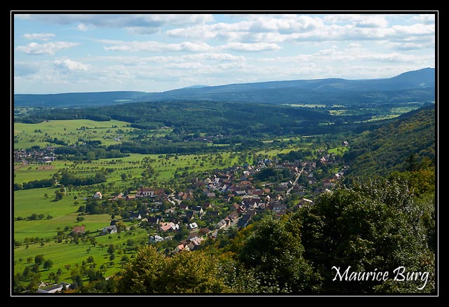 Vue sur la plaine d'Alsace